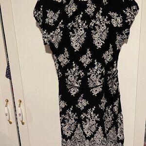 New York and company dress, black and white